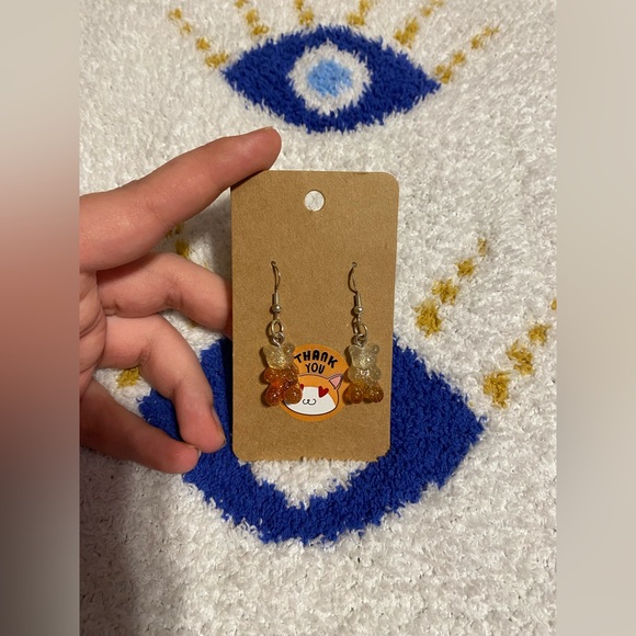 Handmade Gummy Bear Earrings - Picture 3 of 5